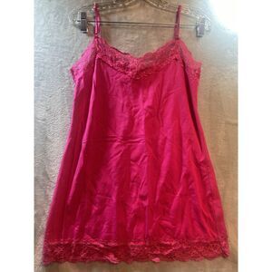 Bozollo Women's Pink Lace‎ Cami Size 1X